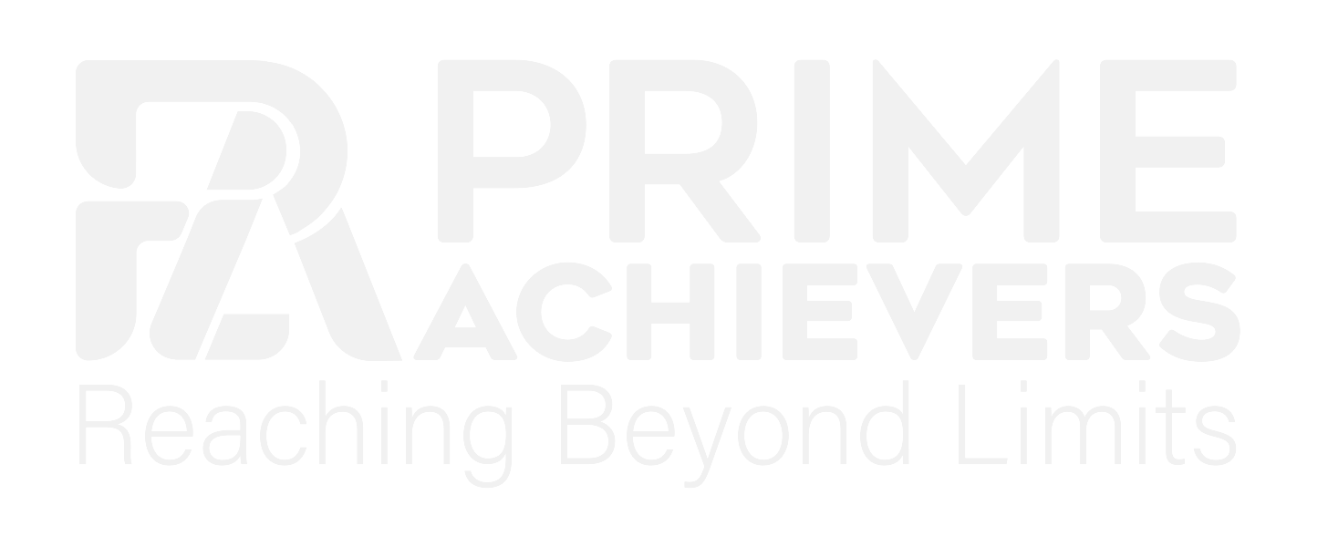 Prime Achievers Logo WHITE