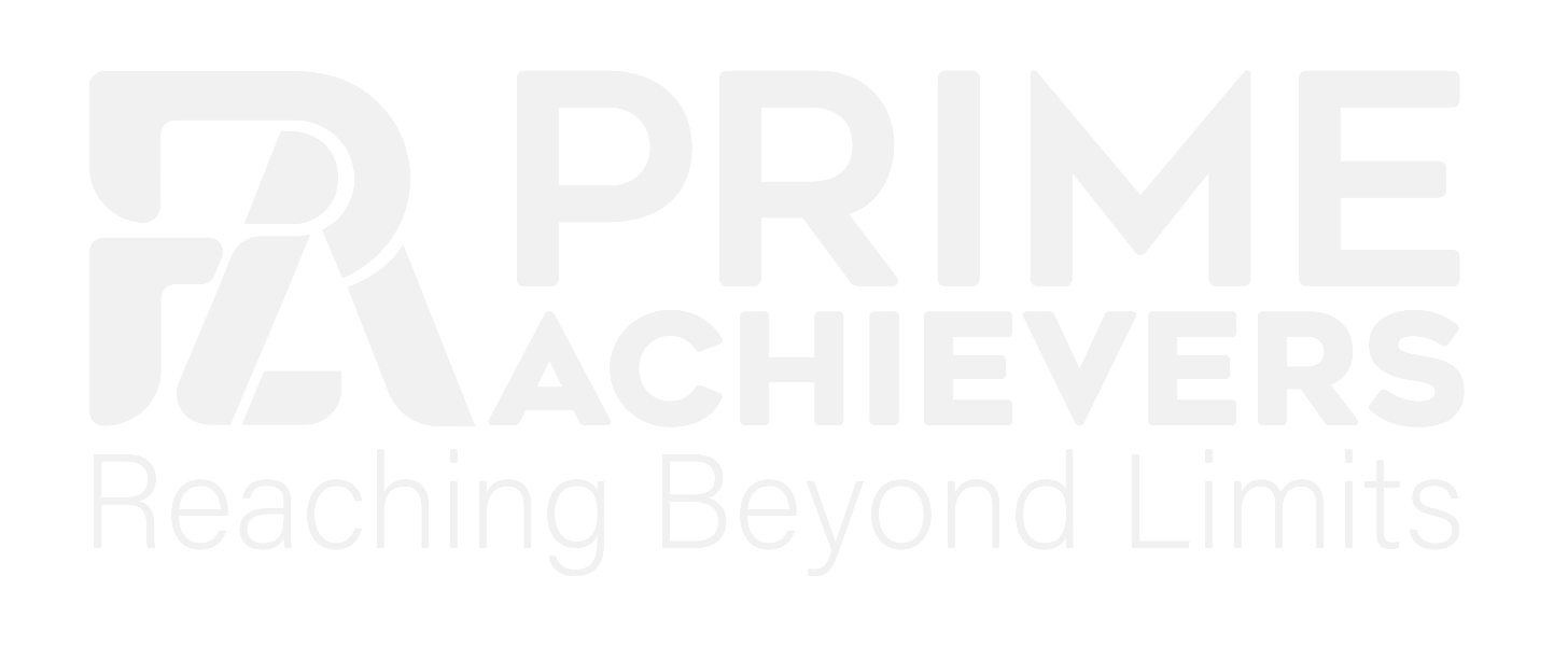 Prime Achievers Logo WHITE